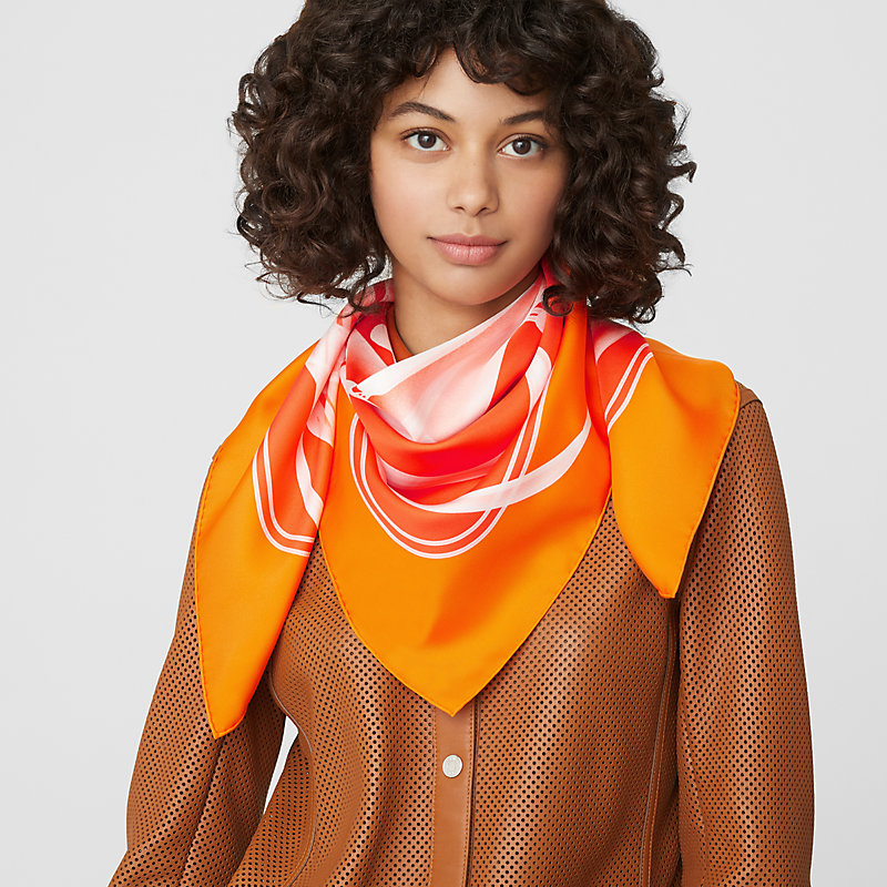 Please, Check-In scarf 90 | Hermès USA